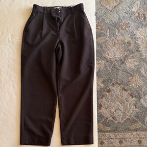 Abercrombie Women’s Chocolate Brown Quinn Curve Love Pants Size 4 short